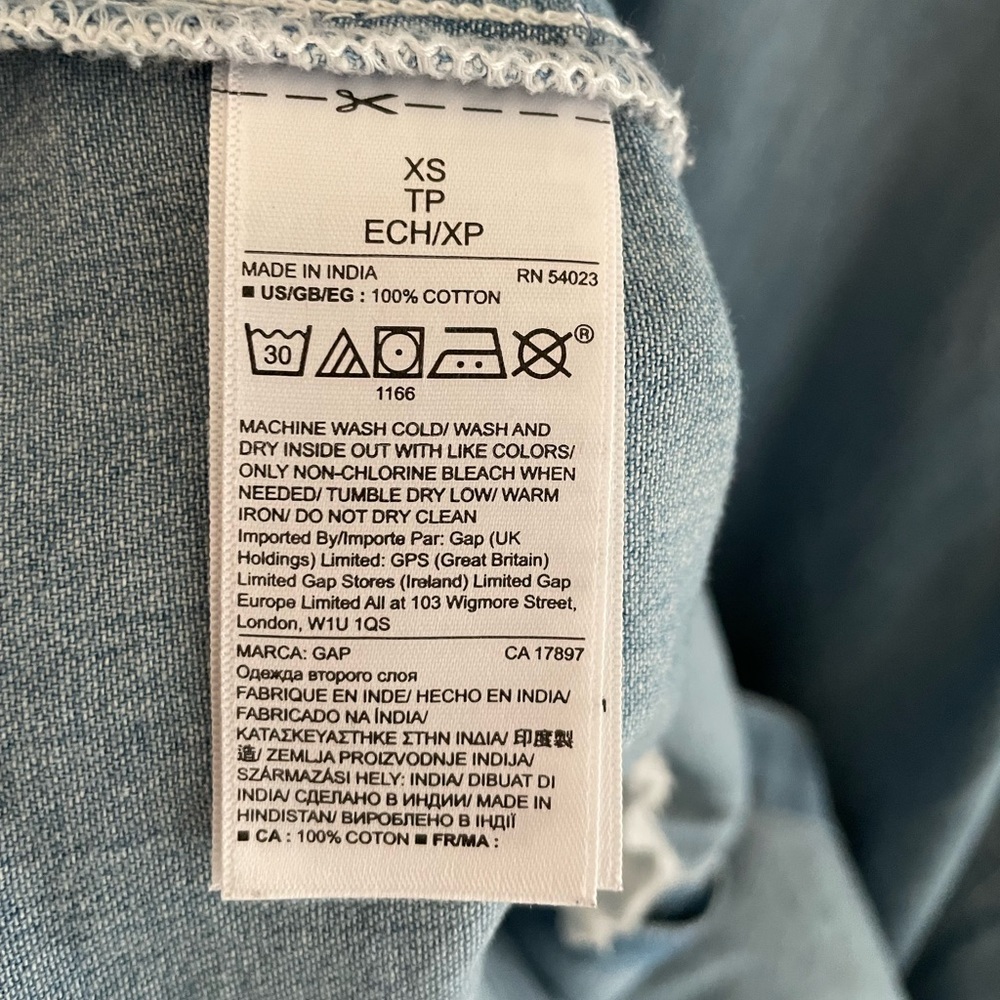 Gap denim shirtdress - Picture 5 of 5